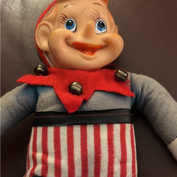 Vintage Stuffed Elf rubber faced - Picture 2 of 4